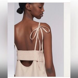 NWT KOTN seersucker dress in desert. Now sold out